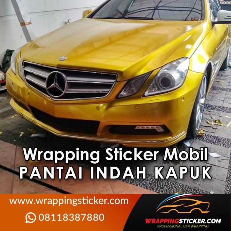 Wrapping Sticker Mobil Pantai Indah Kapuk